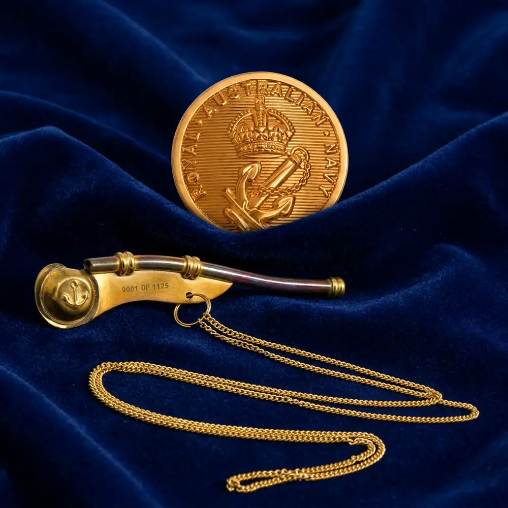 A vast array of Anzac Badges commemorating service