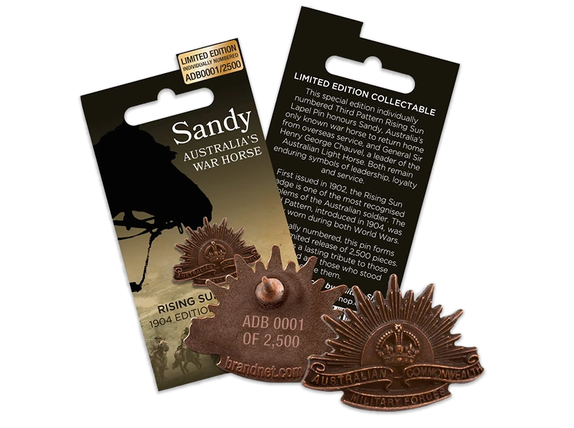 The 1904 Rising Sun –3rd Edition Limited Edition Lapel Pin