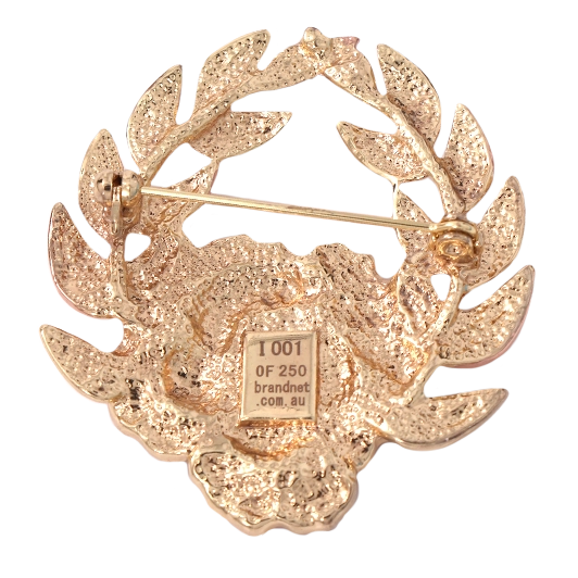 Front of Pearl Poppy Brooch