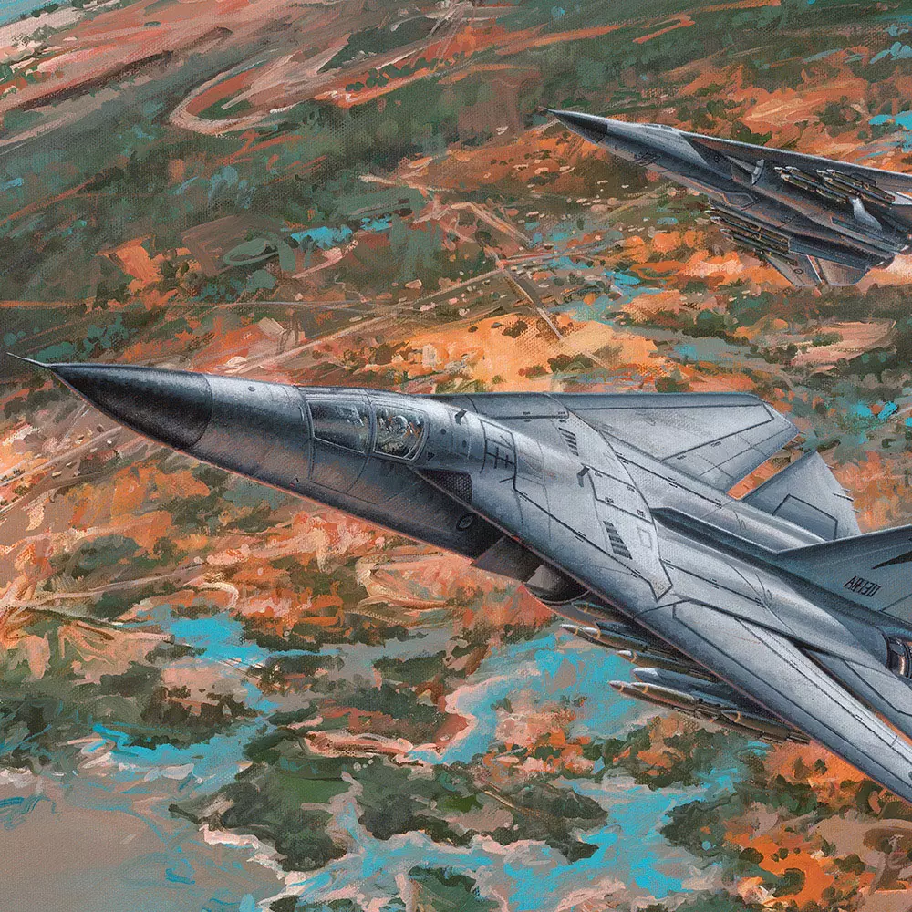 Anzac Artworks - Seek, Strike & Return - F-111C