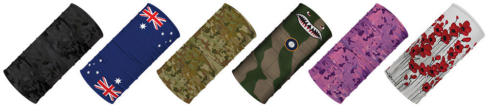 Anzac themed 3neck gaiters
