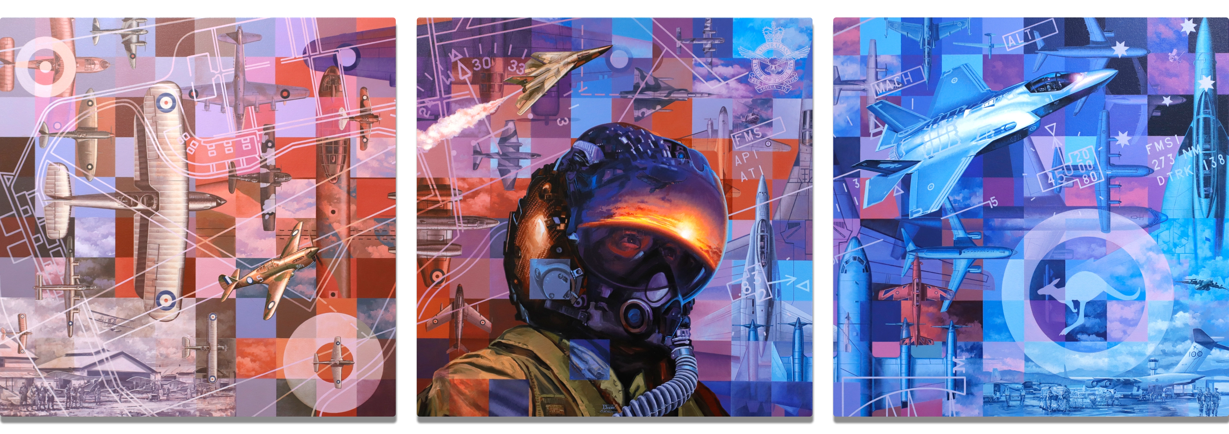 Full Commissioned artwork Then. Now. Always. Artwork by Drew Harrison