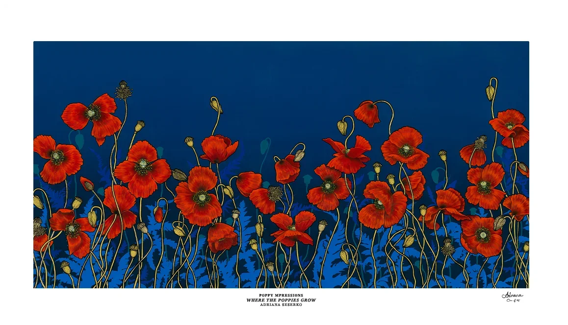 Where The Poppies Grow Limited Edition Fine Art Print