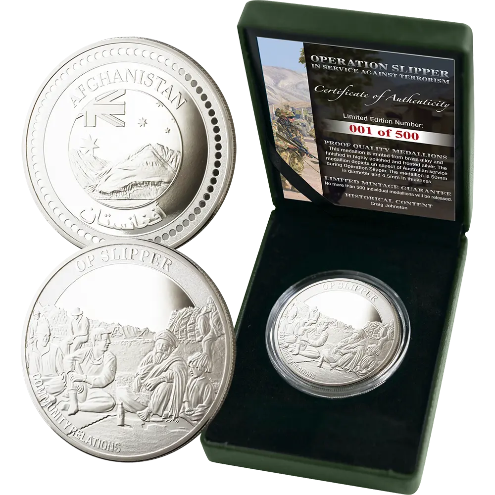 Afghanistan Community Relations - Limited Edition Medallion