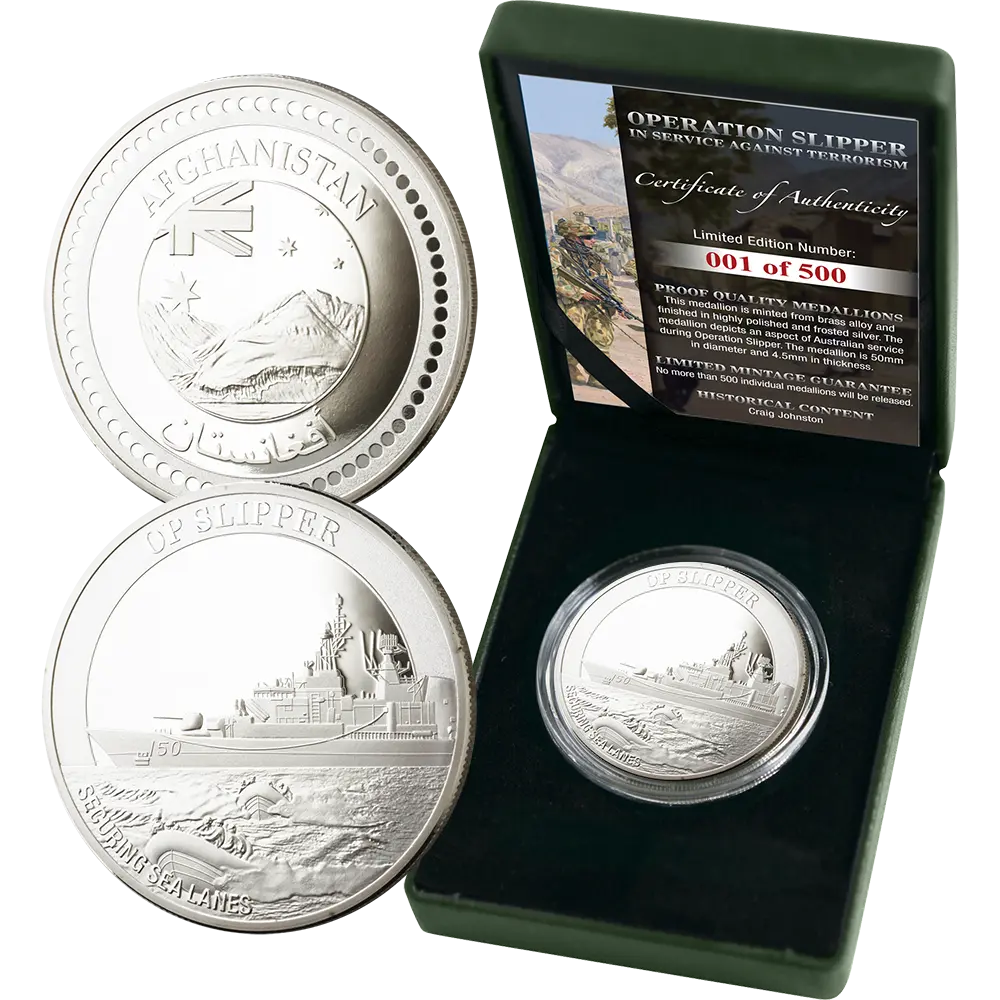 Afghanistan - Securing Sea Lanes Limited Edition Medallion