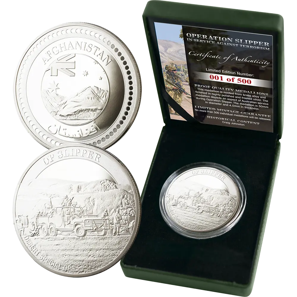 Afghanistan - Desert Special Ops Limited Edition Medallion
