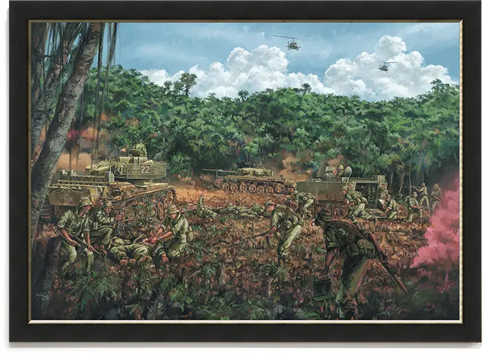 Combined Arms Contact Vietnam 1969 by Drew Harrison