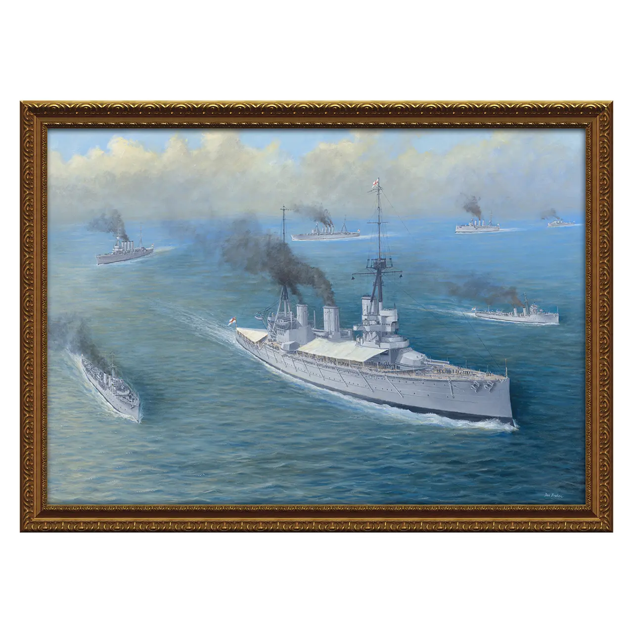 Centenary of the First Fleet Framed Canvas Print