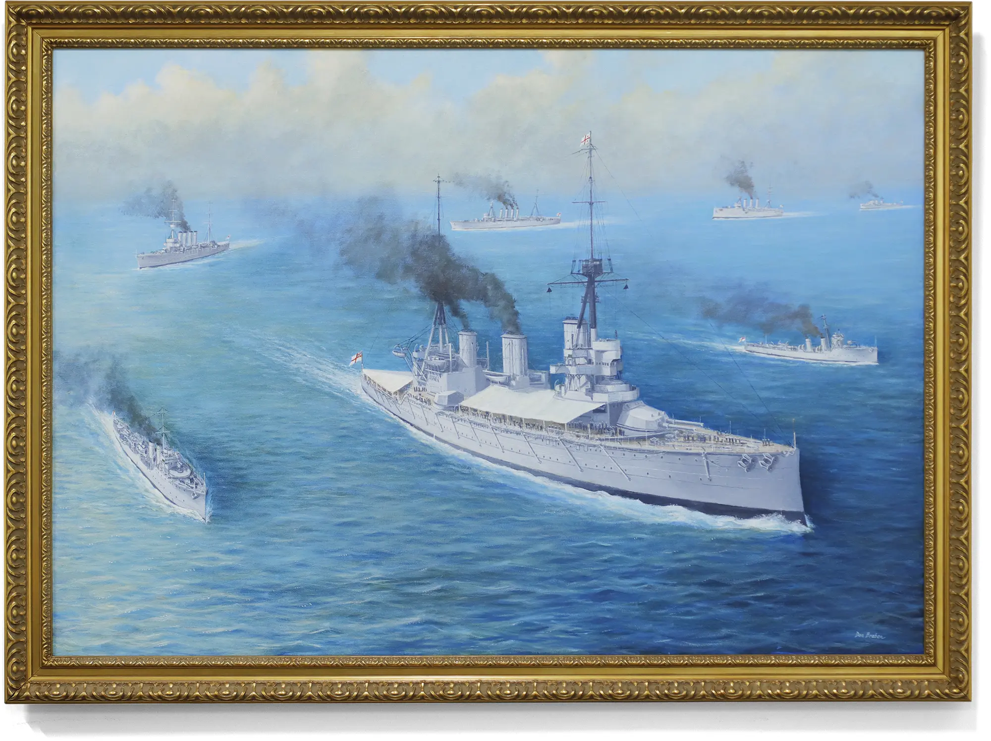 Full Commissioned artwork Centenary of the First Fleet by Don Braben