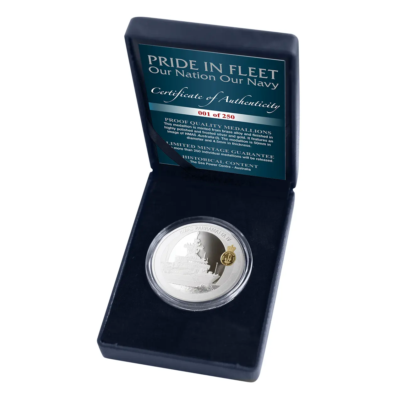 Pride in Fleet HMAS Parramatta IV Medallion