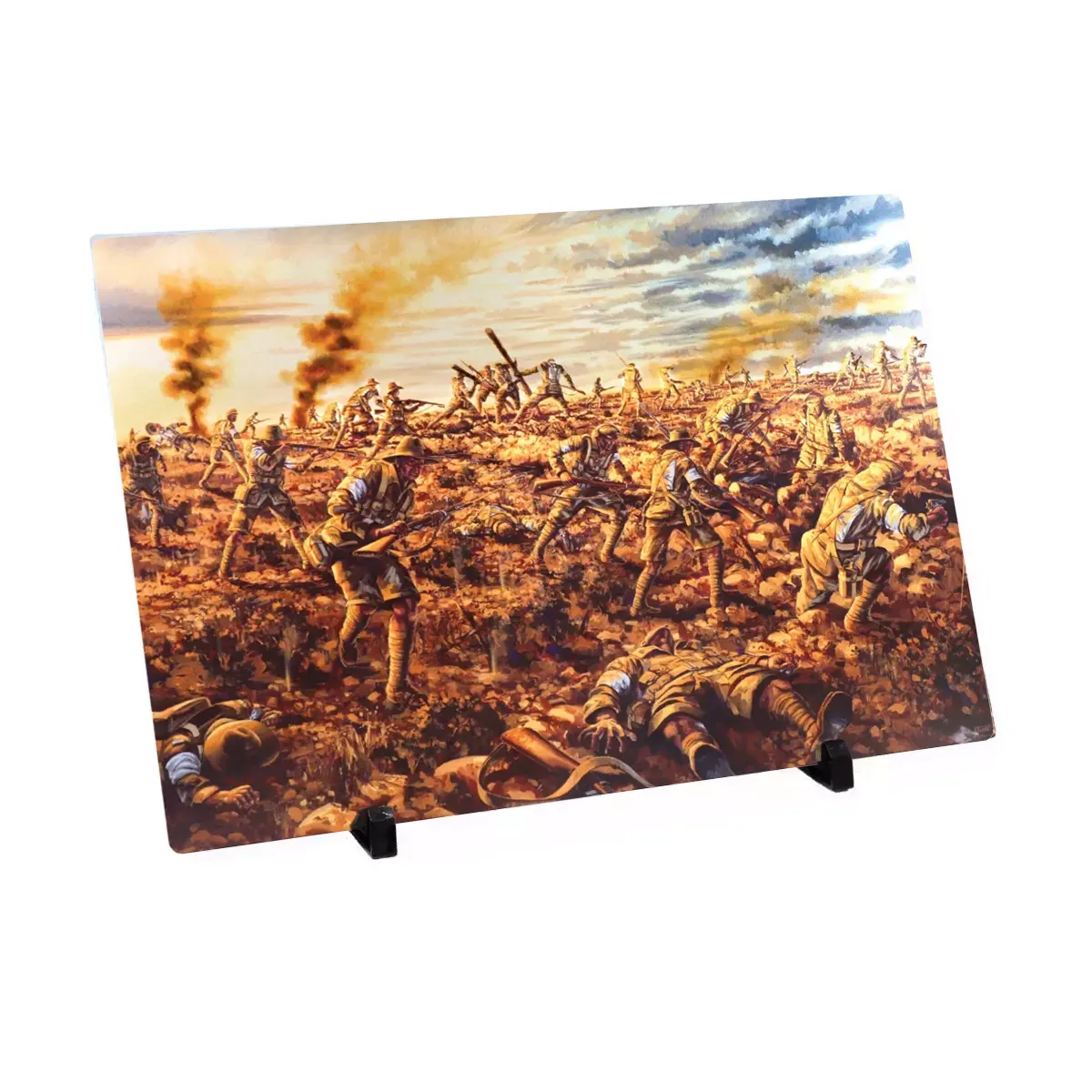 The Battle of Lone Pine Aluminium Print