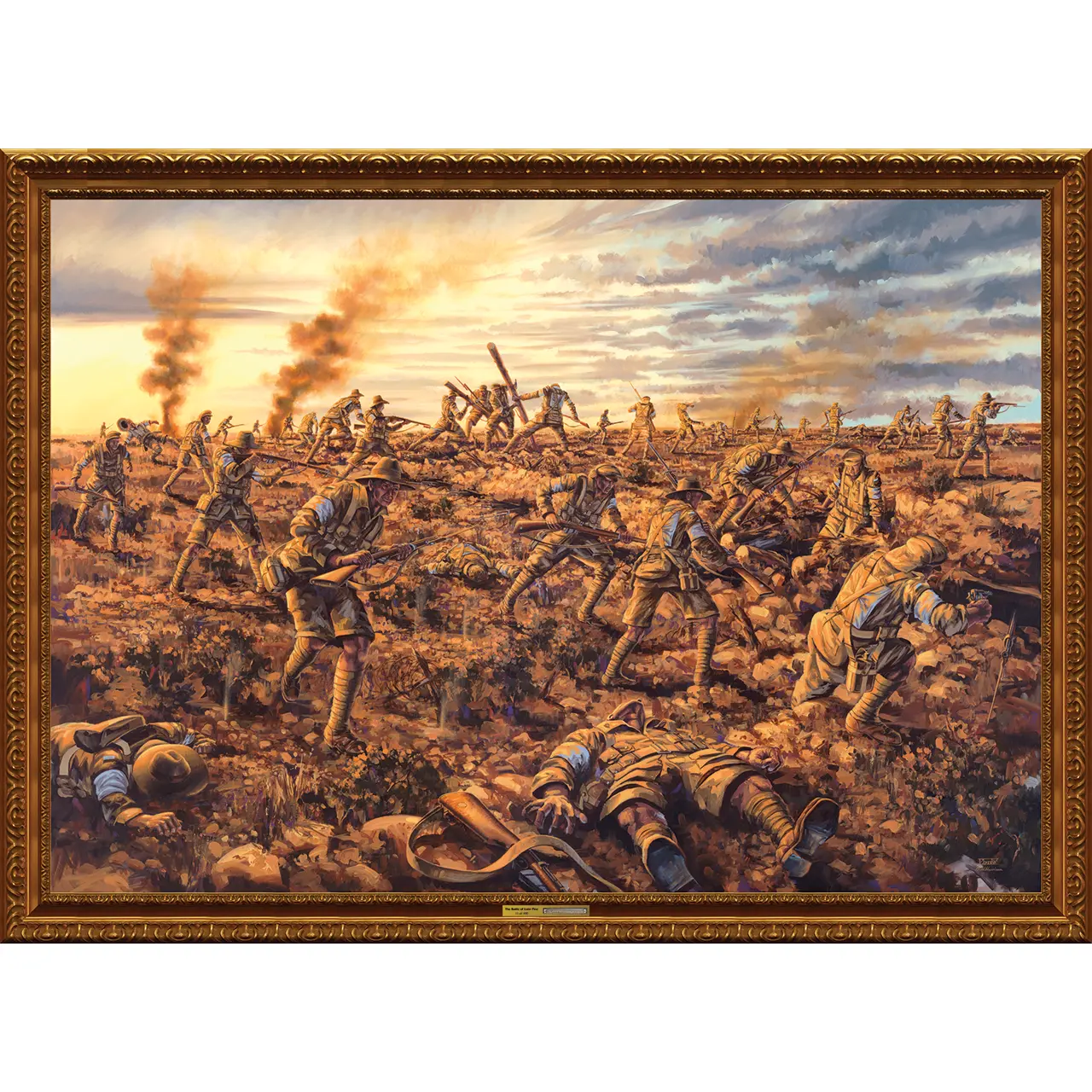 Lone Pine Full Size Framed Canvas