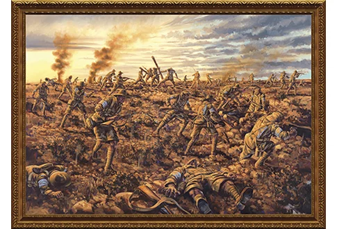 The Battle of Lone Pine complete artwork