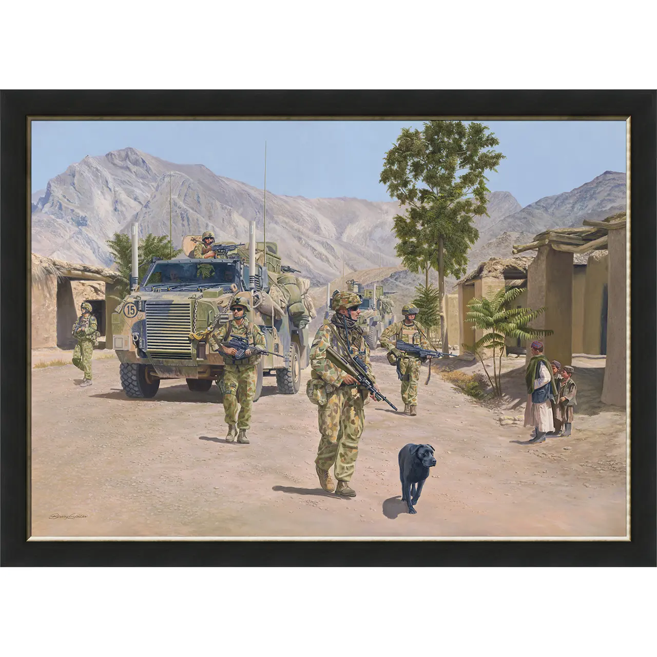 Operation Slipper Limited Edition Large Canvas Print