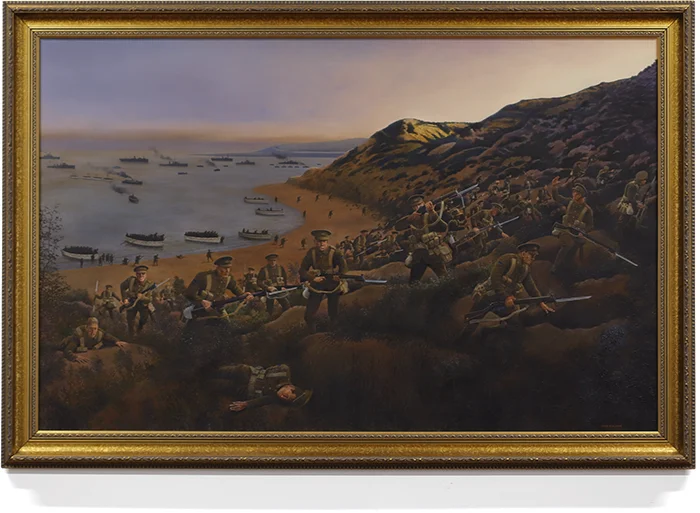 The Spirit – Gallipoli Landing 1915 complete artwork by David Rowlands
