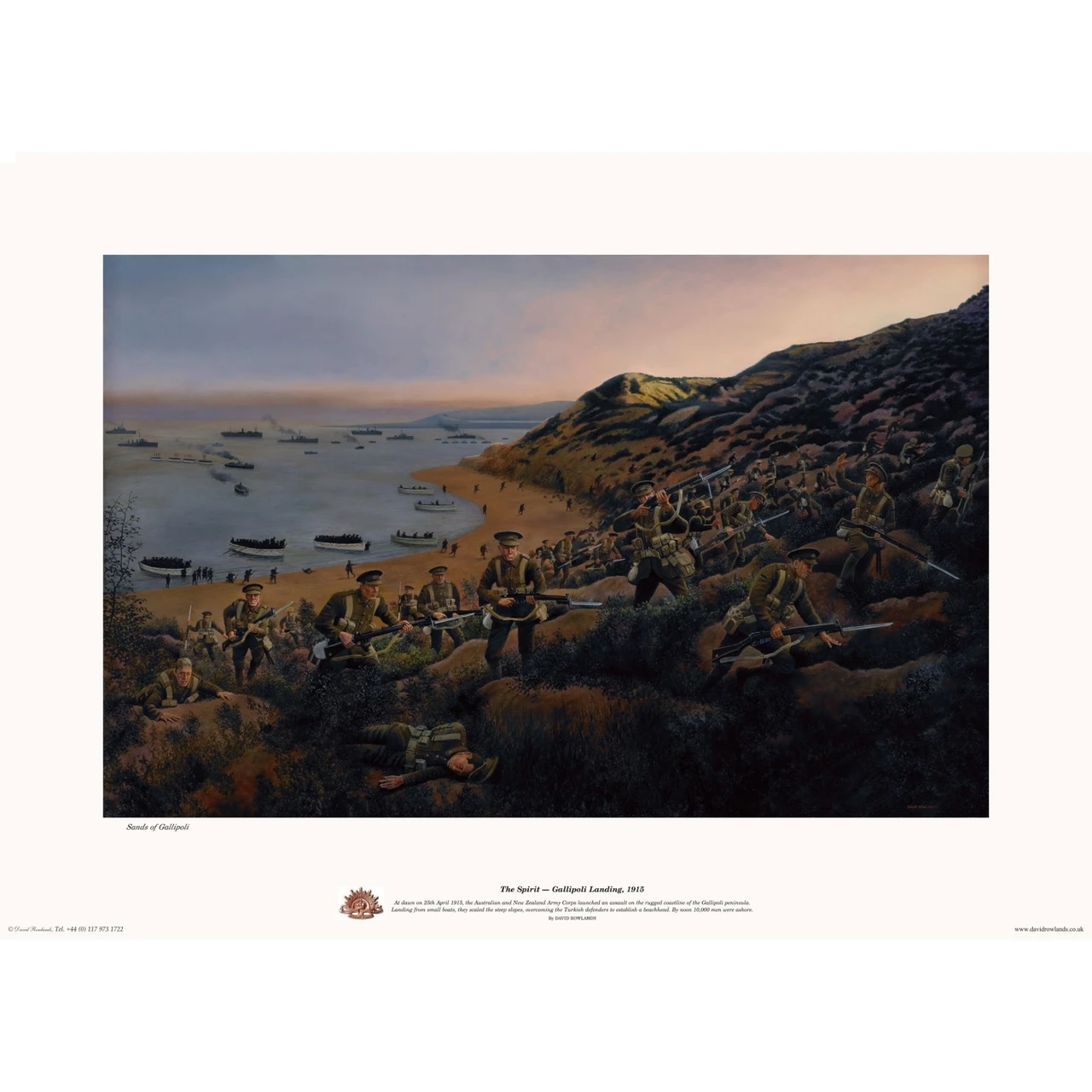 The Landing unframed limited edition print