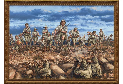 The Battle of The Nek complete artwork