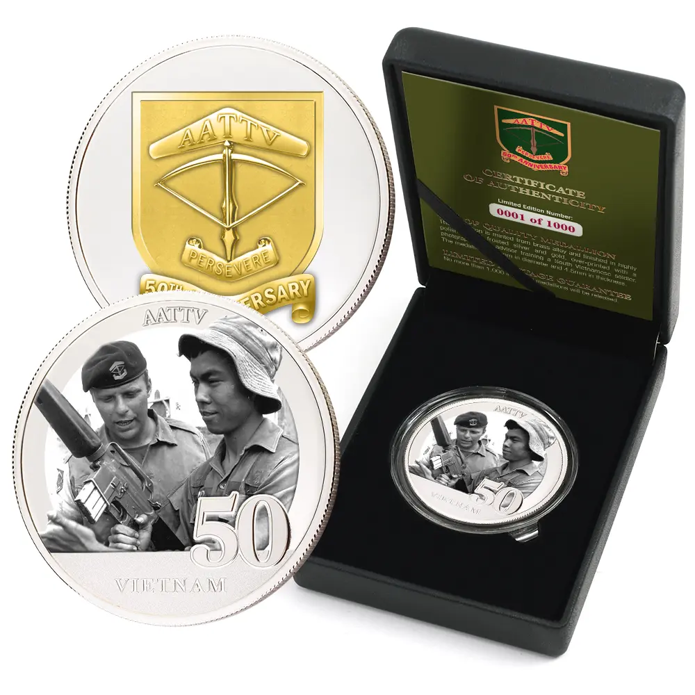 AATTV Vietnam 50th Ltd Edition Medallion
