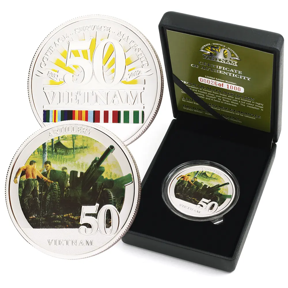 Artillery Vietnam 50th Ltd Edition Medallion