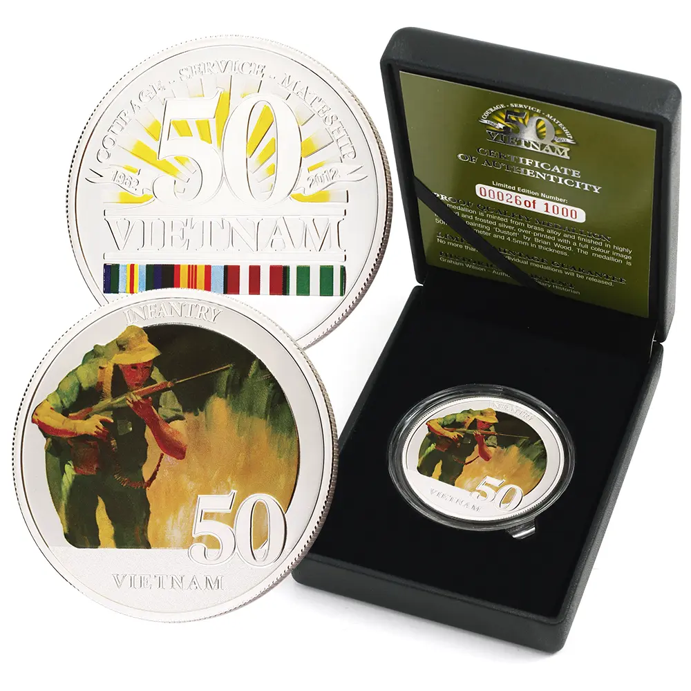 Infantry Vietnam 50th Ltd Edition Medallion