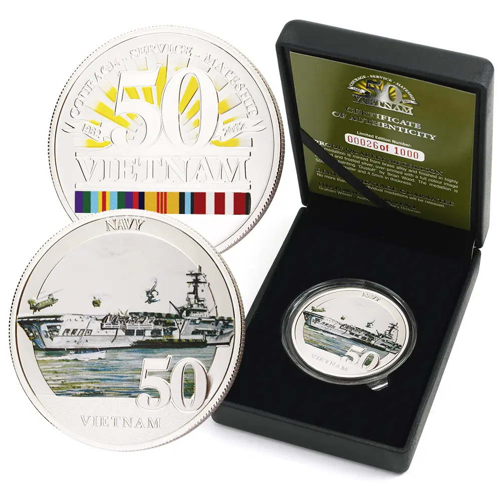 Navy Vietnam 50th Ltd Edition Medallion