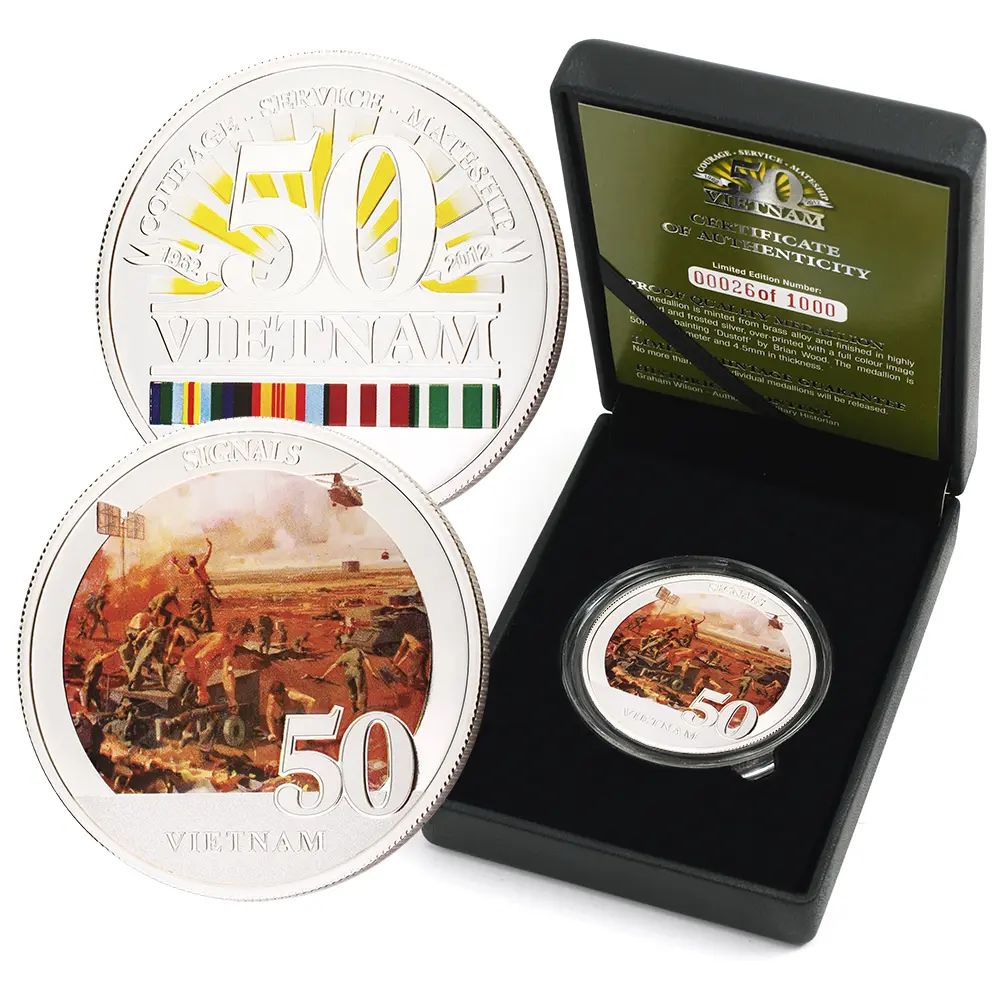 Signals Vietnam 50th Ltd Edition Medallion