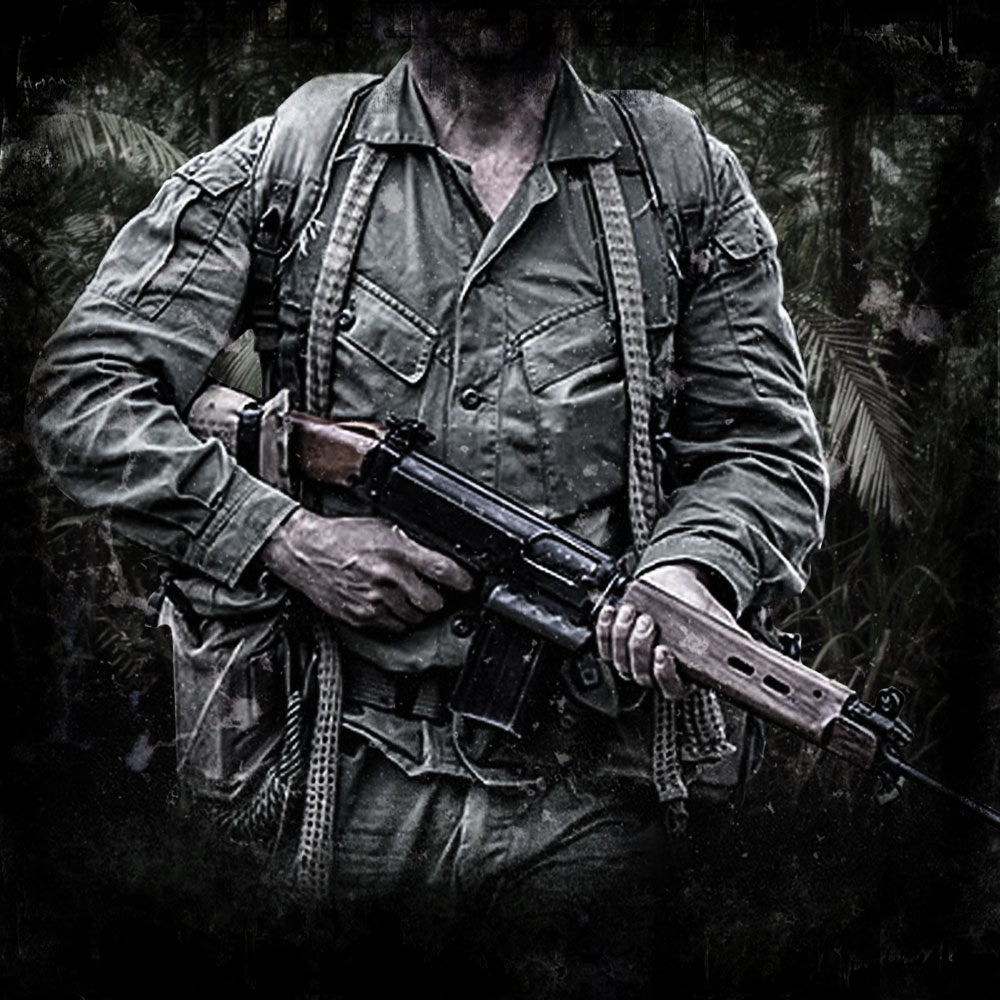 Military themed solid aluminium prints