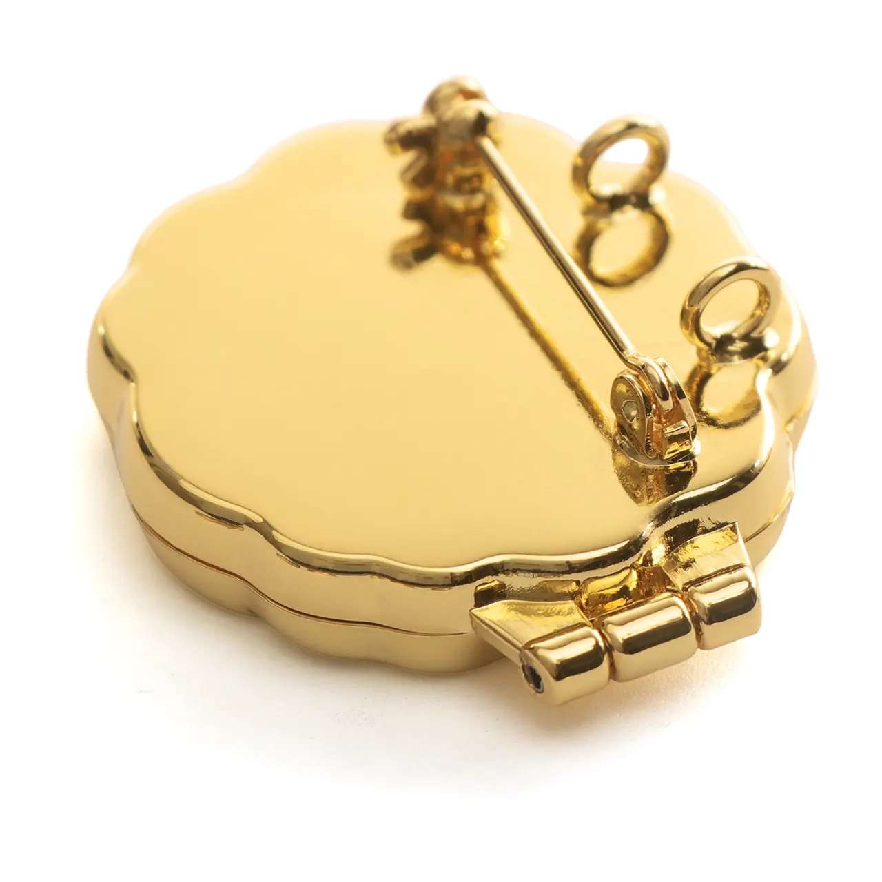 Forever Collection Remembrance Coin Locket Brooch with an Armistice 2-dollar coin