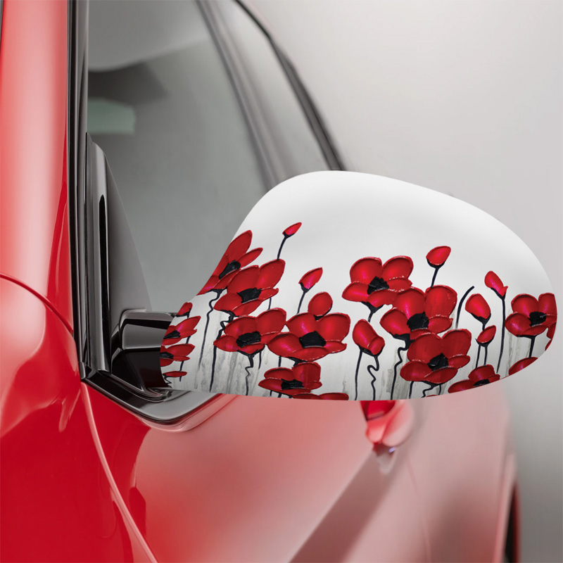 Contact Gear Fabric Car Mirror Covers