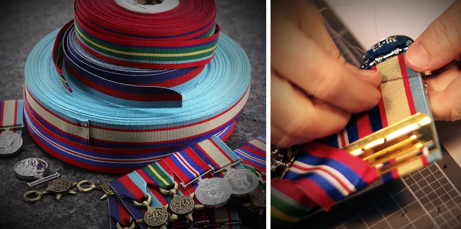 Replica medals and medal mounting