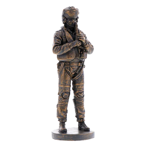 Miniature Air Force Pilot Figurine
