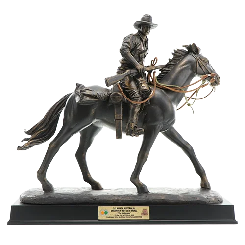 The Australian Horseman Figurine
