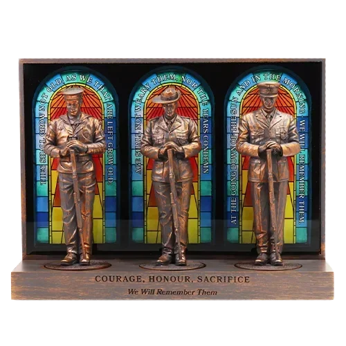 Courage Honour Sacrifice: We Will Remember Them Figurine