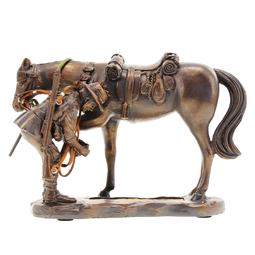 Miniature Caring Hands Light Horse Figurine