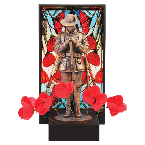 Miniature Fields of Poppies Figurine
