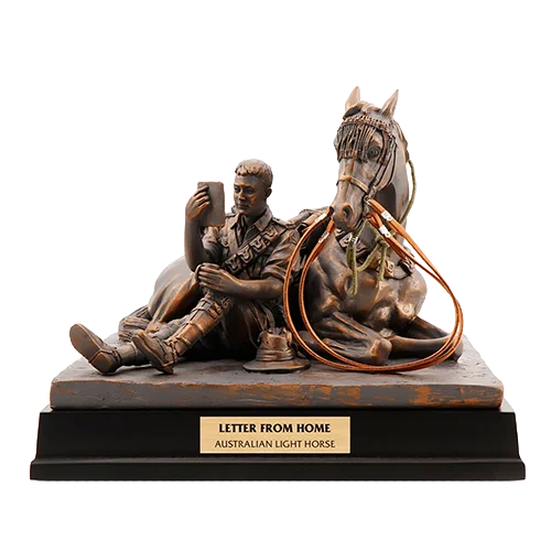 Letter From Home Australian Light Horse Limited Edition Figurine