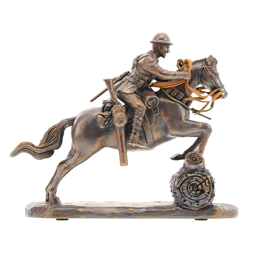 Miniature Leap of Faith Light Horse Figurine