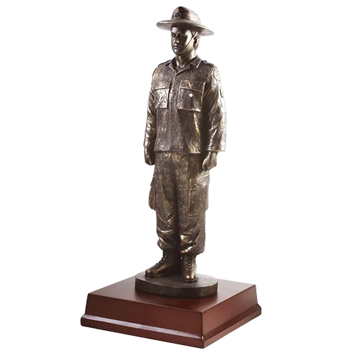 Male Army Cadet Figurine