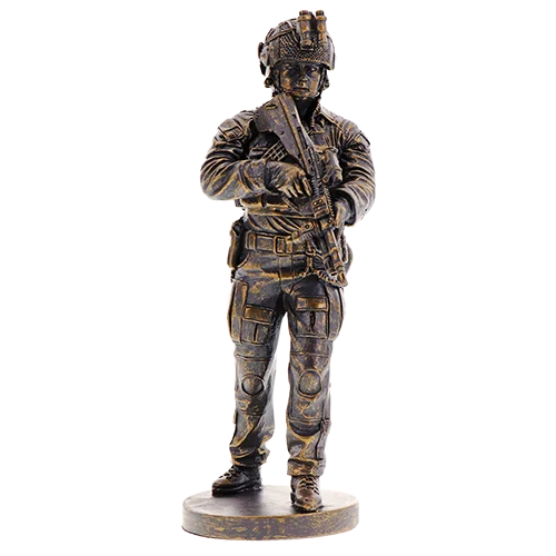 Miniature Modern Digger Figurine