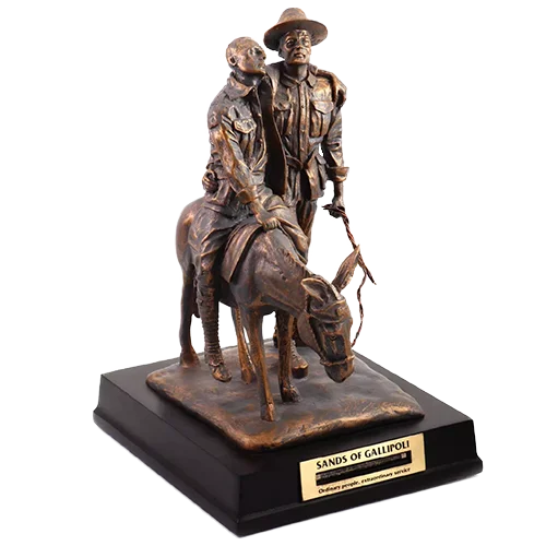 SoG Man with Donkey Figurine