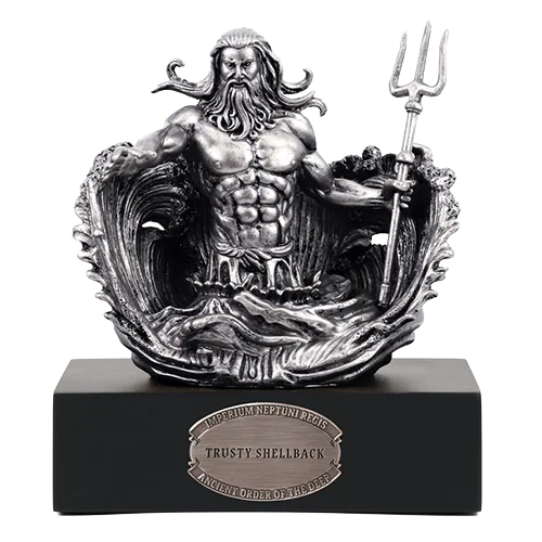 Crossing the Line Shellback Figurine