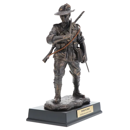Stand to Fight Light Horse Figurine