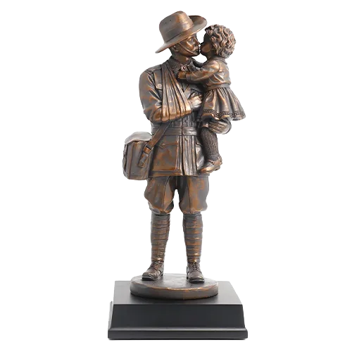 Welcome Home Dad Figurine