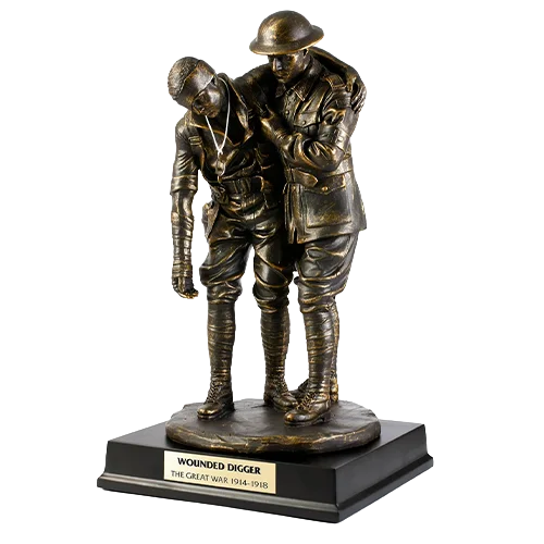 Wounded Digger Great War Figurine