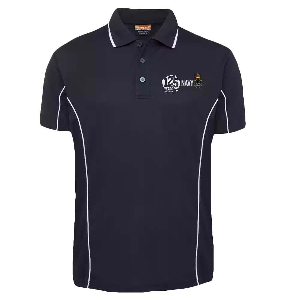 Royal Australian Navy 125th Anniversary Desk Paper Weight on a Black Background