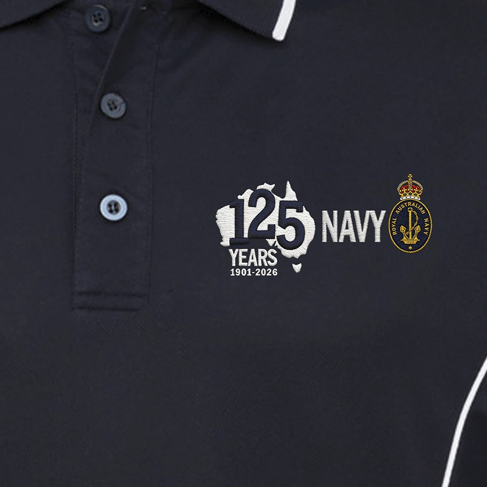 Royal Australian Navy 125th Anniversary Desk Paper Weight on a White Background