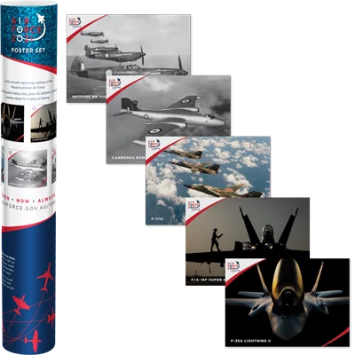 Air Force 100 Set of 5 Posters in tube