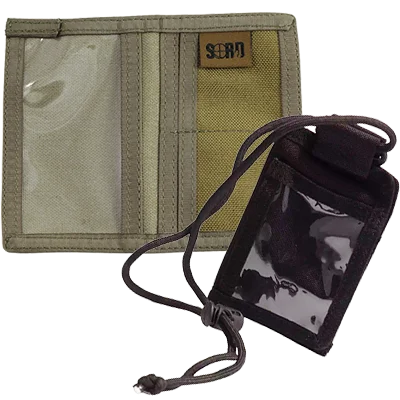 Tactical ID holders and wallets
