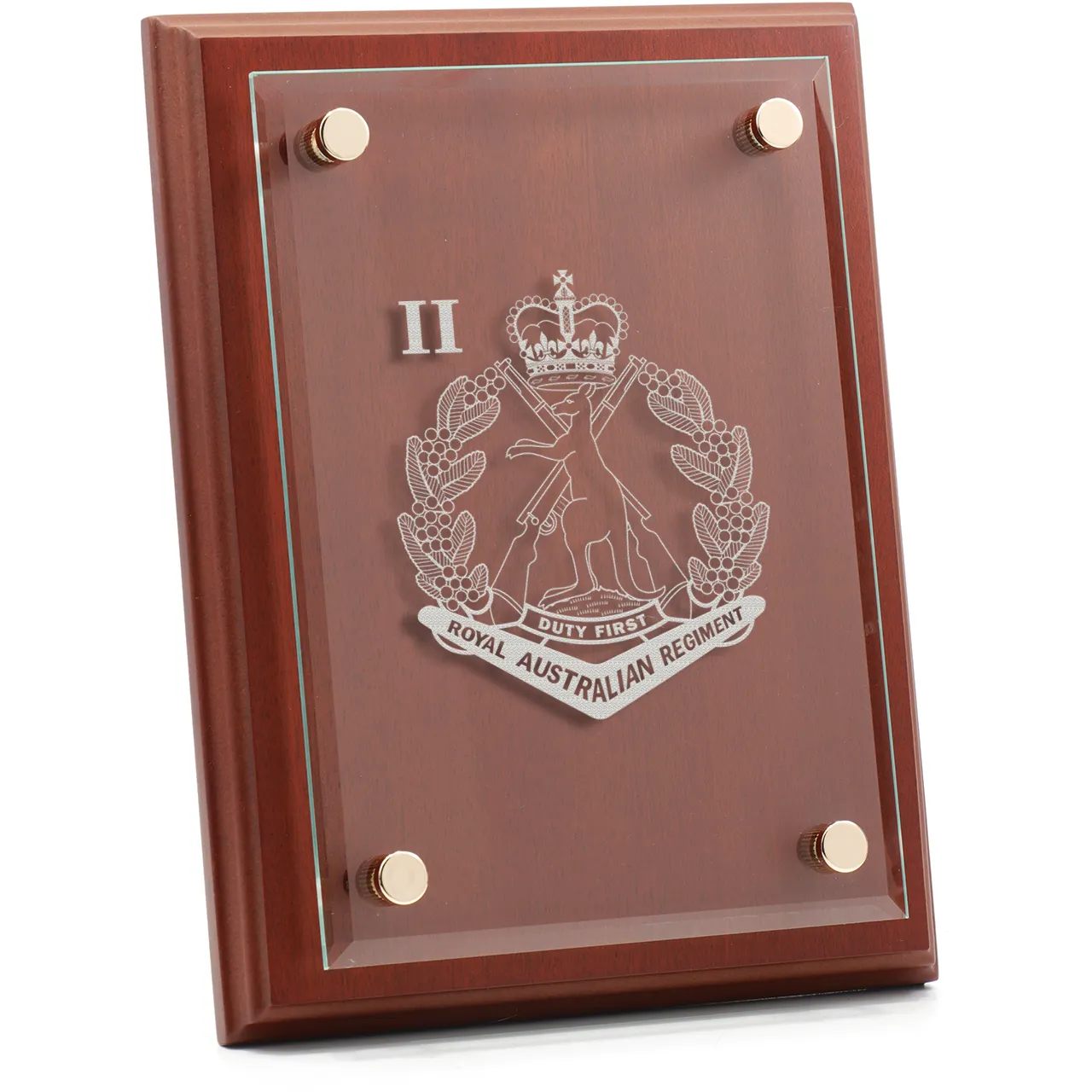 2nd Battalion, RAR Delta Floating Glass Award | Engraved Plaque ...