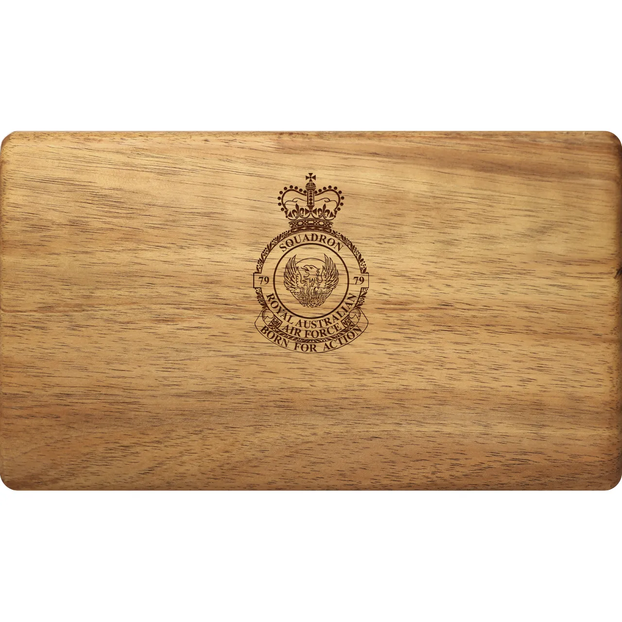 No 79 Squadron 79SQN Tasmanian Blackwood Two Tiered Medal Display Box no-79-squadron-79sqn-tasmanian-blackwood-two-tiered-medal-display-box